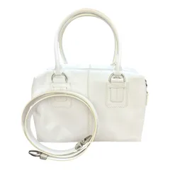 美品 トッズ TOD'S Dバッグ ハンドバッグ ショルダーバッグ 2way レザー キューブバッグ Dキューブ CUBE 斜め掛け 白 ホワイト レディース 鞄