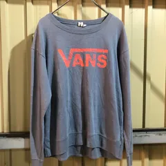 1026 VANS トレーナー グレー S バンズ スウェット プリントロゴ 古着卸 アメリカ仕入