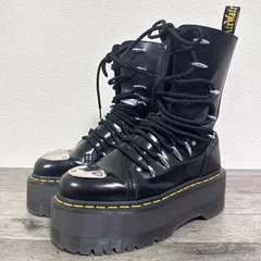 Dr.Martens ドクターマーチン JADON HI LTT MAX サイドジップ 厚底レースアップブーツ AW006 UK3 22cm ブラック