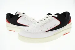 ナイキ NIKE WMNS AIR JORDAN 2 RETRO LOW Black Satin ウィメンズ エアジョーダン2 ロー FD4849-106 28 ホワイト ブランド古着ベクトル 中古▲250918