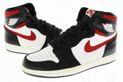 ナイキ NIKE AIR JORDAN 1 RETRO HIGH OG Gym Red エアジョーダン1 ハイ555088-061 26.5 ブラック ホワイト セイル ジムレッド ブランド古着ベクトル 中古▲■250203