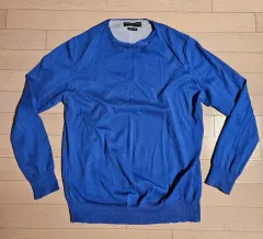 ザラ 青 ニット 長袖 L 2