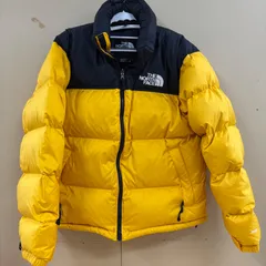 ◎ THE NORTH FACE ヌプシジャケット 700FIL ダウン イエロー×ブラック ノースフェイス