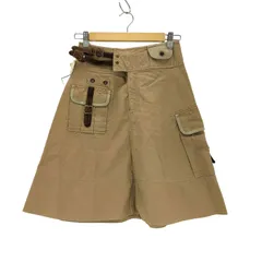 ラルフローレン RALPH LAUREN カウレザーベルト台形スカート レディース  7のサムネイル