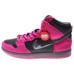 NIKE SB (ナイキエスビー) ×RUN THE JEWELS DUNK HIGH ラン ザ ジュエルズ ダンク ハイカットスニーカー ピンク/ブラック US9/27cm DX4356-600