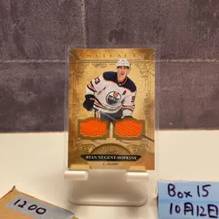 2020-21 Upper Deck Artifacts Ryan Nugent-Hopkins Edmonton Oilers Dual Relic ジャージ Gold カード