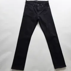 UNIQLO ユニクロ デニム セルビッジ ブラックデニム サイズ31 R1522