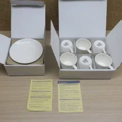 NARUMI ナルミ パティア カップ＆ソーサー 6客セット 未使用品 ホワイト