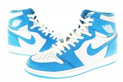 ナイキ NIKE AIR JORDAN 1 RETRO HIGH OG UNC エアジョーダン1 ハイ 555088-117 26.5 ブルー ブランド古着ベクトル 中古▲25012