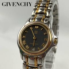 GIVENCHY 石付き 黒文字盤 レディース 腕時計 ブレスレット ゴールド GIVENCHY 石付き 黒文字盤 レディース 腕時計 ブレスレット ゴールド