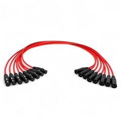 MOGAMI 2534 RED XLR マイクケーブル 1m 8本セット - メルカリ