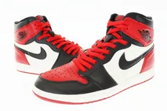 ナイキ NIKE AIR JORDAN 1 RETRO HIGH OG Bred Toe エアジョーダン 1 ハイ ブレッド トゥ 555088-610 28.5 レッド ブランド古着ベクトル 中古▲■250814
