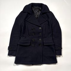 サイベーシックス【SCYE BASICS】メルトンPコート ネイビー M 美品