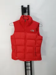 THE NORTH FACE ザノースフェイス ヌプシ ダウンベスト 700 ダウンベスト レッド s