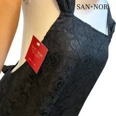 サンノール　SAN・NOR LADY'S LIFE　黒総レースエプロンワンピース ✨🌹