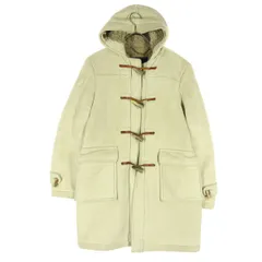 Gloverall グローバーオール 90s オールド 英国製 裏ボア フェイクムートン ダッフルコート アイボリー レディース 古着