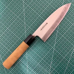 濃州政宗作★出刃包丁 刃渡り155mm★和包丁 魚捌き/ステンレス 中古