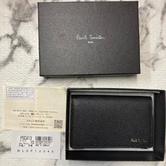 paul smith 名刺入れ 牛革 ポールスミス 【f9644007】
