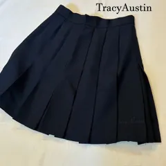 トレイシーオースティン　【Tracy Austin】　ミニプリーツスカート 　スクールガール風スカート 　紺色 　ウエスト60cm
