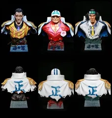 「3個セット」ONE PIECE ワンピースフィギュア 海軍大将 赤犬 黄猿 青雉