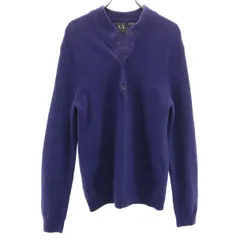 ARMANI EXCHANGE アルマーニエクスチェンジ 長袖 ニット M パープル系 レディース 古着のサムネイル