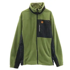 OUTDOOR PRODUCTS アウトドアプロダクツ フリースジャケット L カーキ メンズ 古着