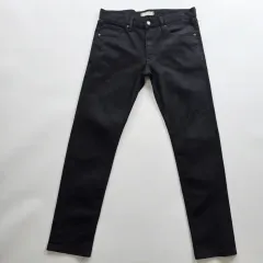 ユニクロ デニム ブラックデニム スリム ストレッチ サイズ32 R2244
