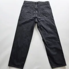 UNIQLO ユニクロ デニム ズボン ブラックデニム ストレート デニム サイズ35 R0205