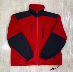 80s 〜 90s ? L.L.Bean Vintage Fleece Jacket エルエルビーン ヴィンテージ フルジップ フリース ジャケット 肩幅 51cm 位 レッド 系 611