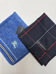 【新品】BURBERRY メンズハンカチ & タオルハンカチ セット