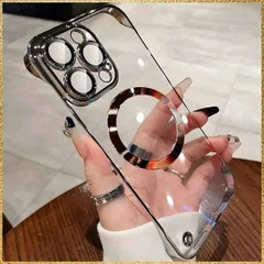 ☆彡送料無料でお届け☆彡Size:iPhone17Pro_Color:シルバー MRedoxe 「極薄」 iPhone 17 Pro ケース フレームレス クリア 黄ばみなし 超軽量 超薄型 いphone17Pro ケース レンズを完全に覆う一体型設計 Mag