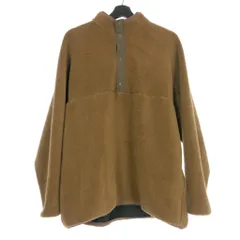 グラフペーパー Graphpaper 19AW Wool Boa Hi-Neck Pullover ボアフリースプルオーバー ジャケット 1 ブラウン 茶 GU193-70043のサムネイル