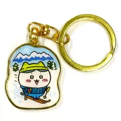 【中古】キーホルダー ハチワレ ダイカットキーホルダー スキー 「ちいかわ なんか小さくてかわいいやつ」 リゾート限定