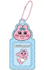 【中古】雑貨 ブルー ミニフォトキーホルダー 「おぱんちゅうさぎ」