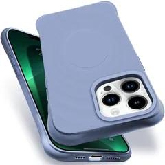 iPhone 13ProMax MagSafe対応 ケース 耐衝撃 米軍MIL規格 アイフォン13ProMax スマホケース シリコン 保護ケース いpほね13ProMax カバー ストラップホール付き 傷つけ防止 ワイヤレス充電対応 6.7インチ用（グレー）