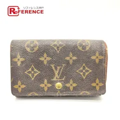 LOUIS VUITTON ルイヴィトン 2つ折り財布 ポルト モネ ビエ トレゾール M61730 モノグラムキャンバス ブラウン