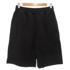 ユニクロ UNIQLO C タグ付き 25SS スウェットワイドショーツ ハーフパンツ S イージー 黒 ブラック 341-476225 /AE