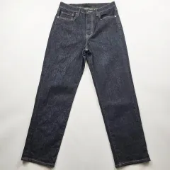 ユニクロ デニム ストレート ストレッチ インディゴデニム サイズ28 NO 6000