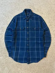 S ポロラルフローレン 新モデル リラックスフィット ツーポケット フランネル シャツ チェック柄