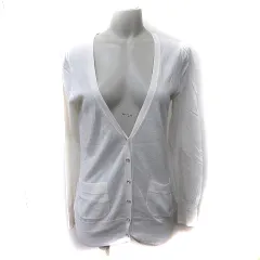 トゥービーバイアニエスベー To b. by agnes b. カーディガン カットソー 長袖 Tu F 白 ホワイト /YI