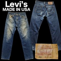 米国製 00's Levi's 501 W33/約82cm 553 00年製 鬼ヒゲ 色落ちサンプル