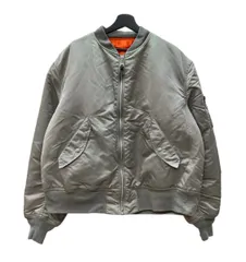 アルファインダストリーズ ALPHA INDUSTRIES MA-1 USAFA フライトジャケット ミリタリー ブルゾン アウター 緑 オレンジ MIL-J-82790J ジャケット 無地 カーキ 2XLサイズ 104MT-2312