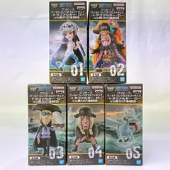 全5種セット 「ワンピース」 ワールドコレクタブルフィギュア-トラファルガー・ローVS黒ひげ海賊団-