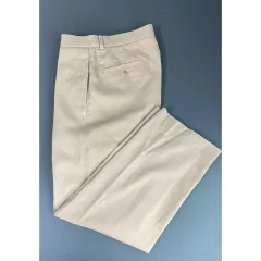 32 ポロ ラルフローレン コットン リネン ブレンド レギュラー パンツ