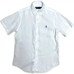 S ポロラルフローレン リネン 半袖 シャツ クラシックフィット