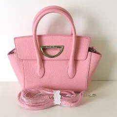 サマンサタバサ Samantha Thavasa バッグ 2Way バイオレットD ミニ ハンド ショルダーバッグ フェイクレザー ピンク かばん 鞄 カバン 美品