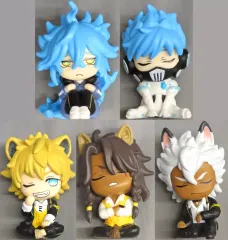 【中古】トレーディングフィギュア 全5種セット 「肩ズンFig. ディズニー ツイステッドワンダーランド Vol.3 サバナクロー寮＆イグニハイド寮」