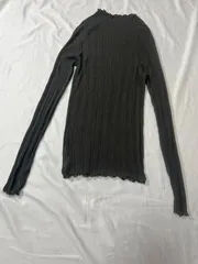 【222524】SLOBE IENA スローブイエナ  長袖　ボトルネック　ハイネック　麻混　トップス  ・ グレー