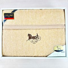 未使用品】CELINE 西川産業 合繊掛けふとん 肌掛 140×190 綿100