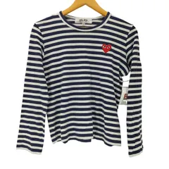 プレイコムデギャルソン PLAY COMME des GARCONS AD2005 STRIPED L/S T-SHIRT ストライプ ロングスリーブ Tシャツ レディース JPN：M 